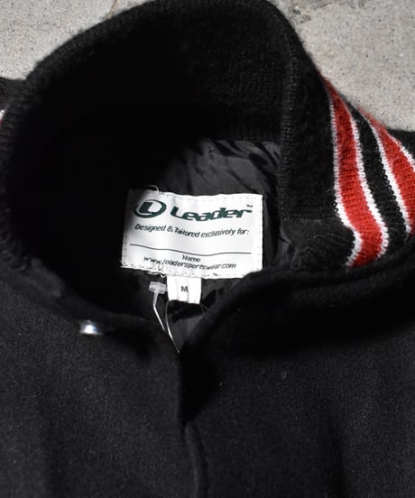 Deadstock Leader Melton/Leather Varsity Jacket 02-057