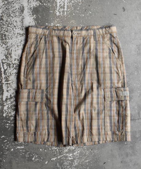Used Wrangler Plaid Cargo Shorts 03-174