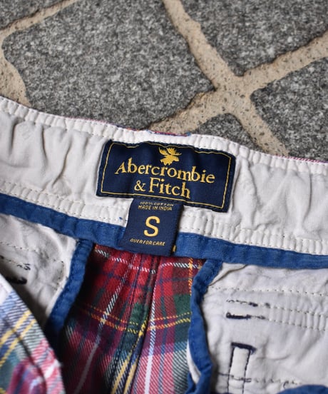 Used Abercrombie & Fitch Cotton Plaid Pants 03-138