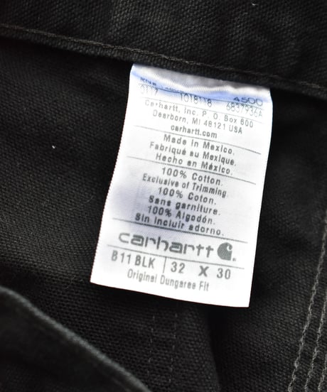 Used Carhartt B11 Duck Painter Pants Black 03-153