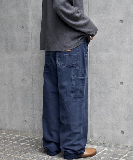 Used Carhartt Duck Carpenter Pants Navy 03-132