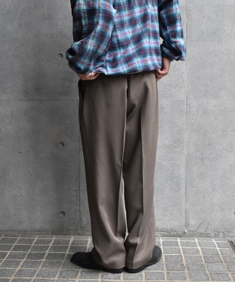 90s Used Levi's Action Slacks Grey Brown 03-149