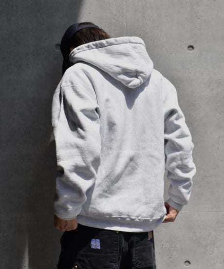 Used Carhartt Pullover Sweat Hoodie Ash Grey 04-455