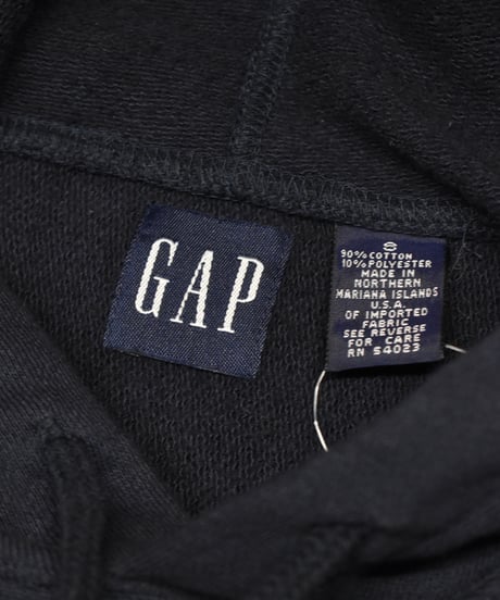 90s Deadstock Gap Sweat Hoodie Navy "Made in USA"  04-422