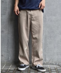 Used Dickies 874 FLEX Work Pants Cut Off Khaki 03-190