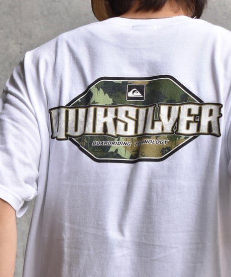 Deadstock Quiksilver S/S Tee White 04-505