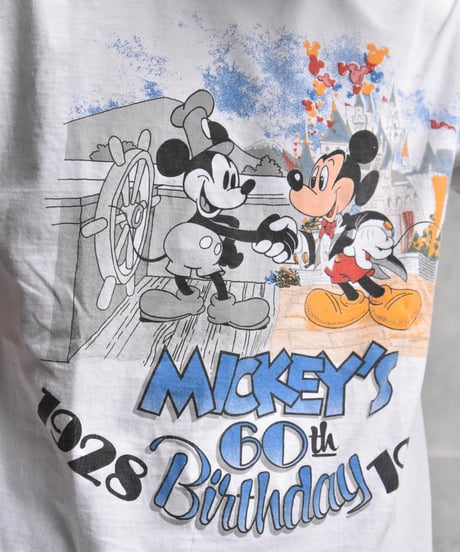 Used Disney Print T-Shirt "Mickey's Birthday"04-499