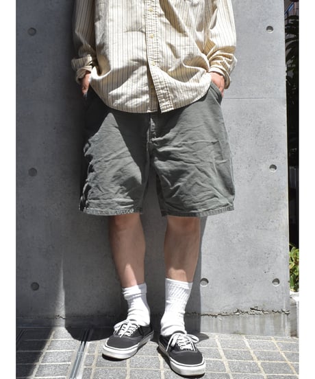 Used Carhartt B25 Duck Shorts -Moss 03-116