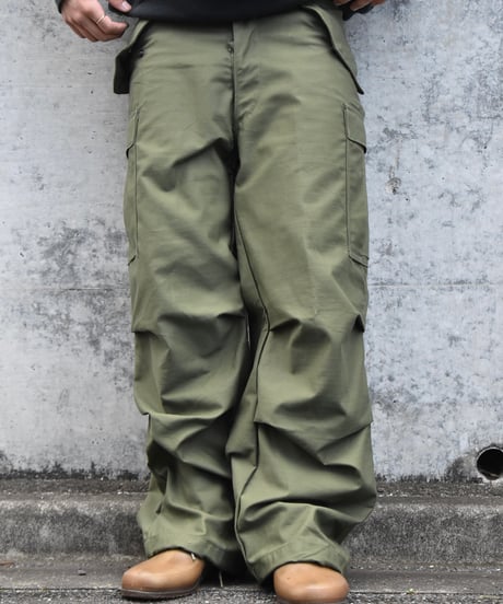 70s Deadstock Us Army M-65 Field Pants Olive Brass Zipper