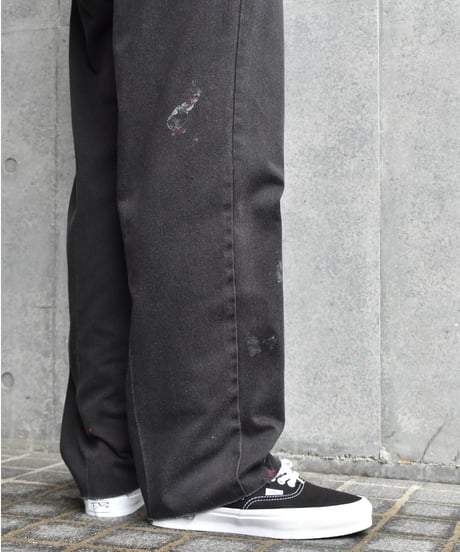 Used Dickies 874 Work Pants Cut Off Black 03-189