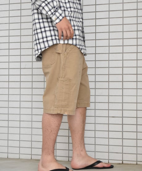 Used Carhartt Painter Shorts Khaki 03-177