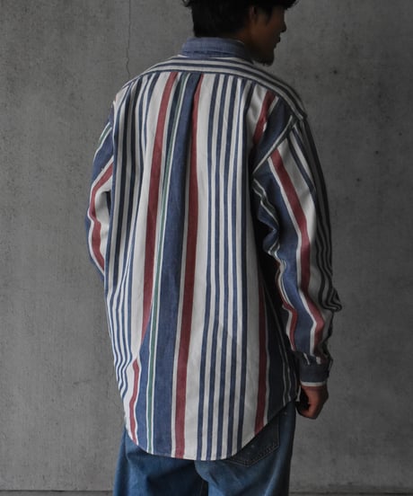 Used Polo Ralph Lauren Stripe B/D Shirt 05-064