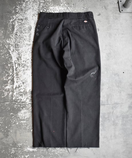 Used Dickies 874 Work Pants Cut Off Black 03-189