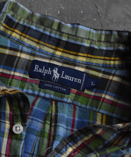 Used Polo Ralph Lauren Plaid L/S Shirt  05-078