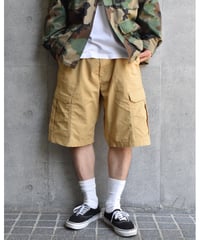 Used Carhartt Relaxed Fit Ripstop Cargo Shorts - Mustard 03-120