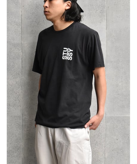 Used Stussy Print Tee Black 04-465