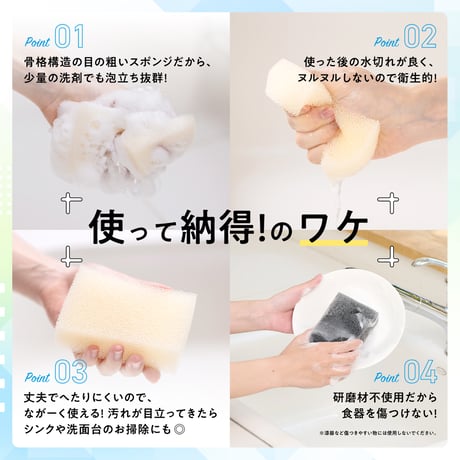 パックスナチュロン キッチンスポンジ(ナチュラル)