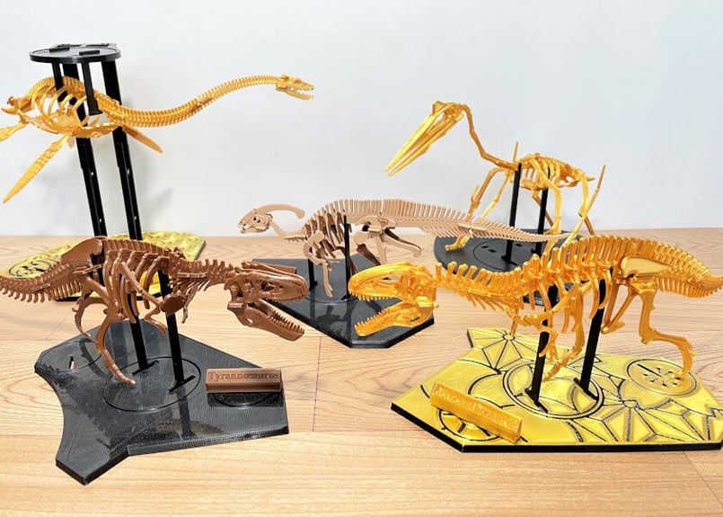 3D Puzzle]Acrocanthosaurus STL Model/アクロカントサウル