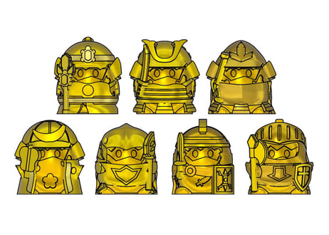 [Capsule Toy]JobEgg! Armor Edition STL Model/Jobたま! 鎧Edition 3Dプリンター用STLモデル