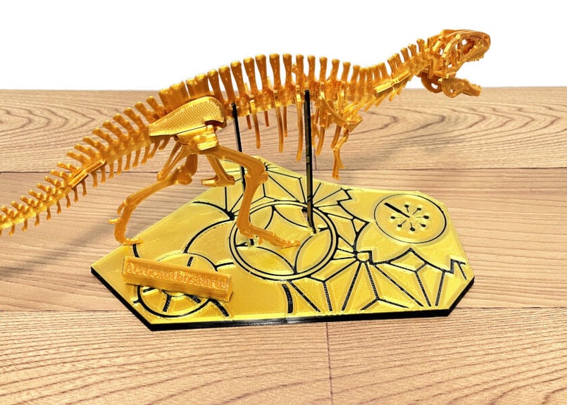 3D Puzzle]Acrocanthosaurus STL Model/アクロカントサウル