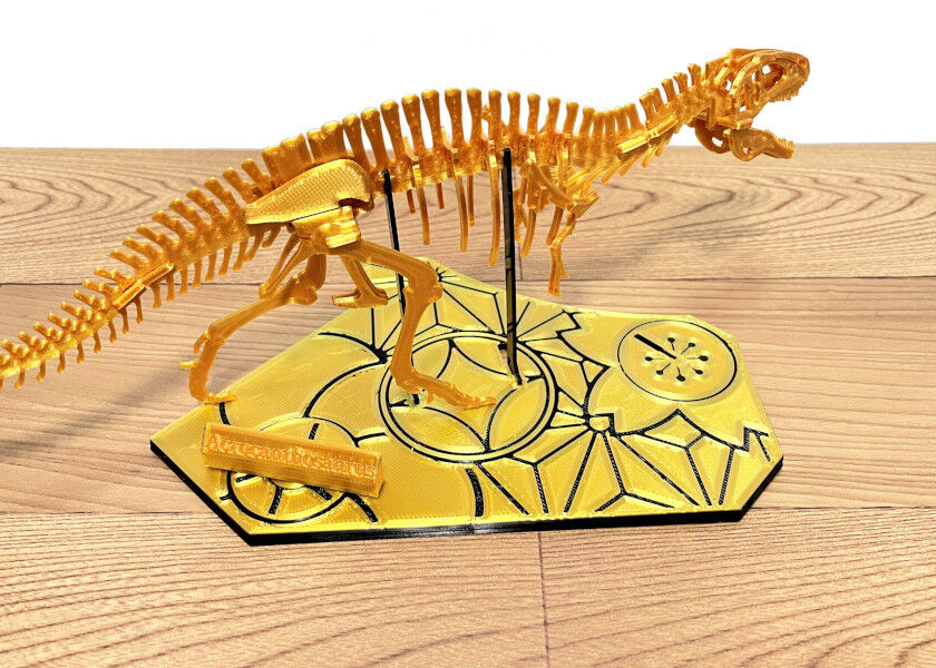 3D Puzzle]Acrocanthosaurus STL Model/アクロカントサウル