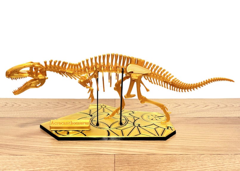 3D Puzzle]Acrocanthosaurus STL Model/アクロカントサウル