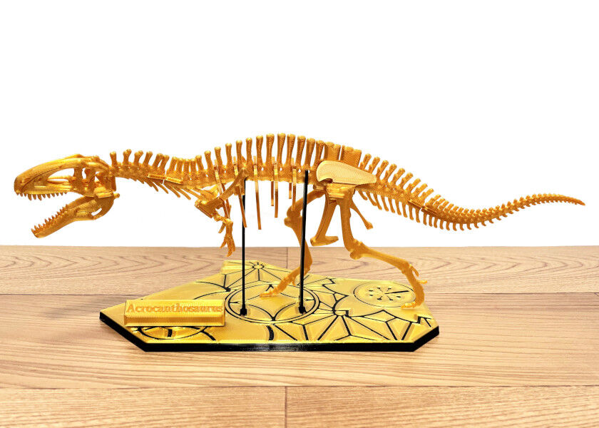 3D Puzzle]Acrocanthosaurus STL Model/アクロカントサウル