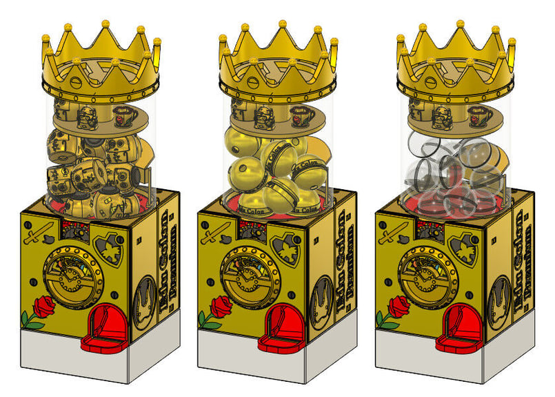 Capsule Toy Machine]EduColon Ver2.1(Gold Crown