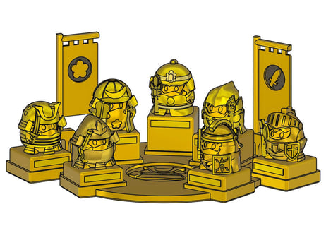 [Capsule Toy]JobEgg! Armor Edition STL Model/Jobたま! 鎧Edition 3Dプリンター用STLモデル