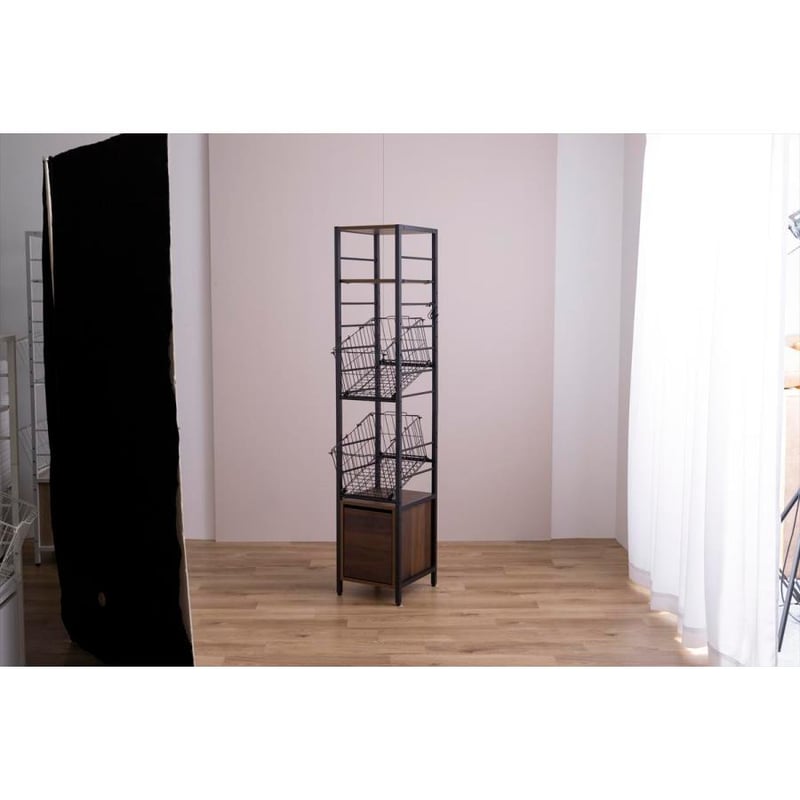 【送料無料】【幅32cm】Sally 引き出し付きランドリーバスケット ラック g159023]【幅32cm】Sally 引き出し付きランドリーバスケット ラック