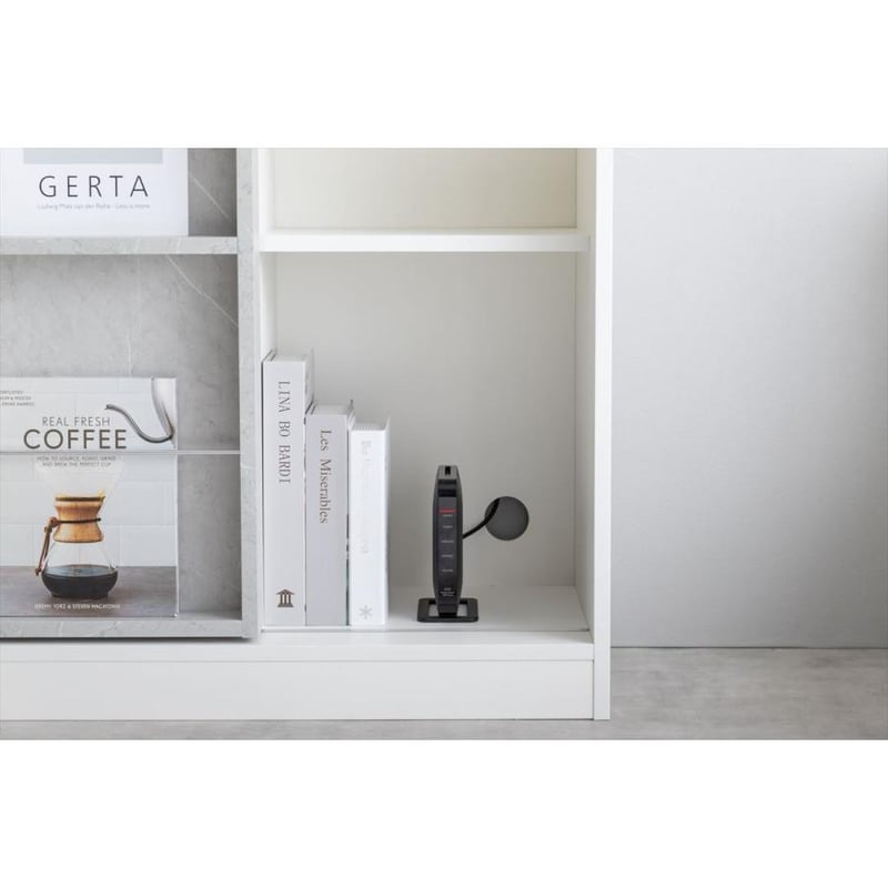 幅71cm】Mysa スライド収納付本棚ラック | メイツウEC