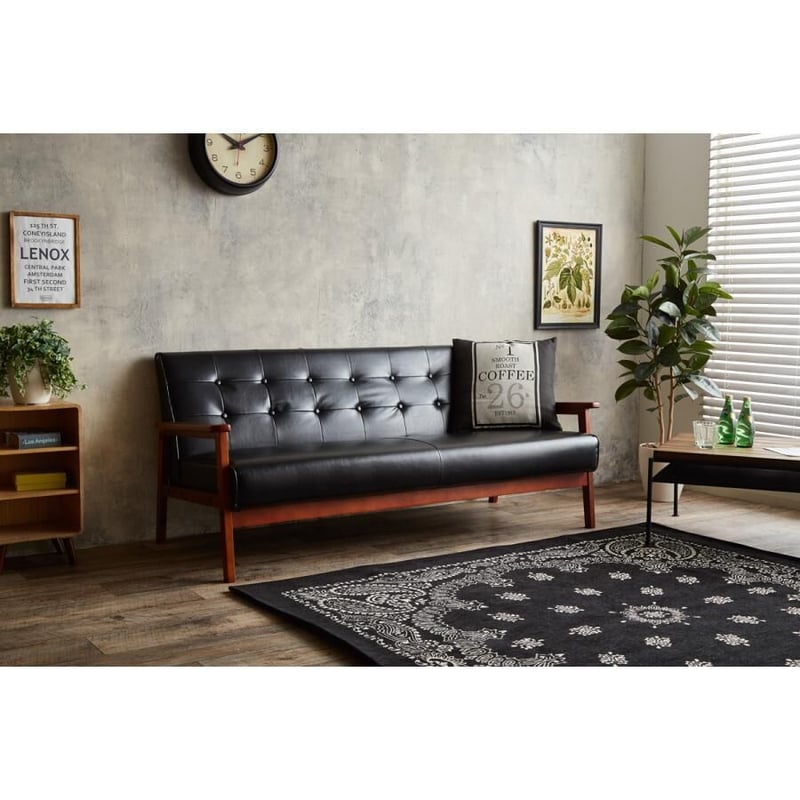 新品レトロソファー レザー アルミ 1P ソファー 本革 レトロデザイン ソファ 1Pチェア