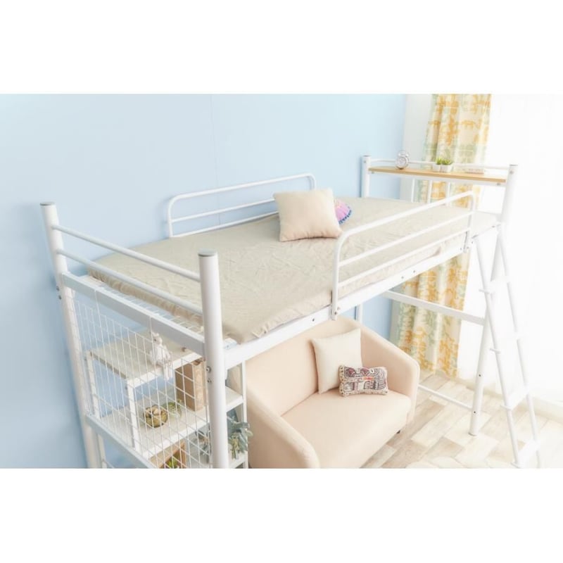 シングル】 Pionnier ロフトパイプベッド | メイツウEC