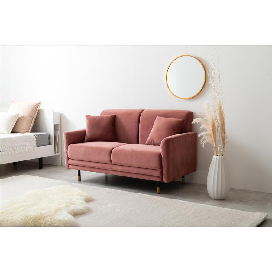 Ami 2人掛けコンパクトベロアソファ | メイツウEC