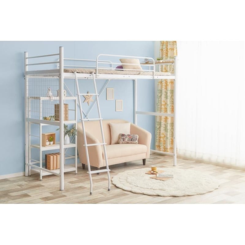 【新品・送料無料】【シングル】 Pionnier ロフトパイプベッド 楽天市場】Pionnier ロフトパイプベッド【シングル】 ロフト