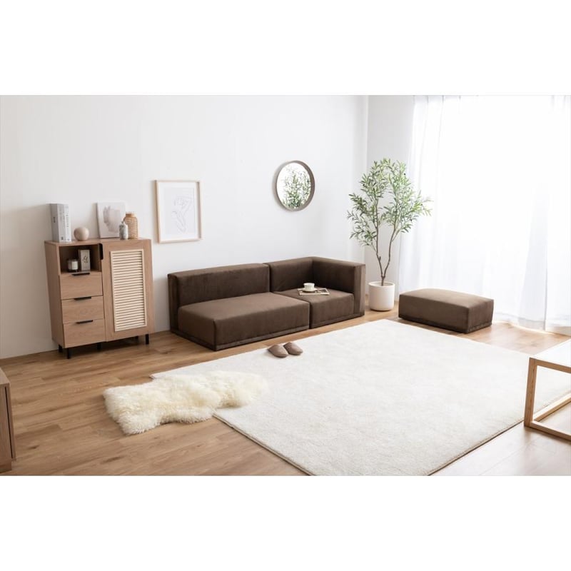 単品】Sucre オットマン ベージュ