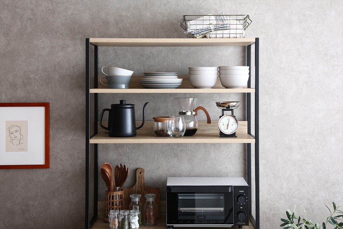 【幅80cm】Walter オープン棚 キッチン収納　家具360 幅80cm】Walter オープン棚 キッチン収納 | メイツウEC