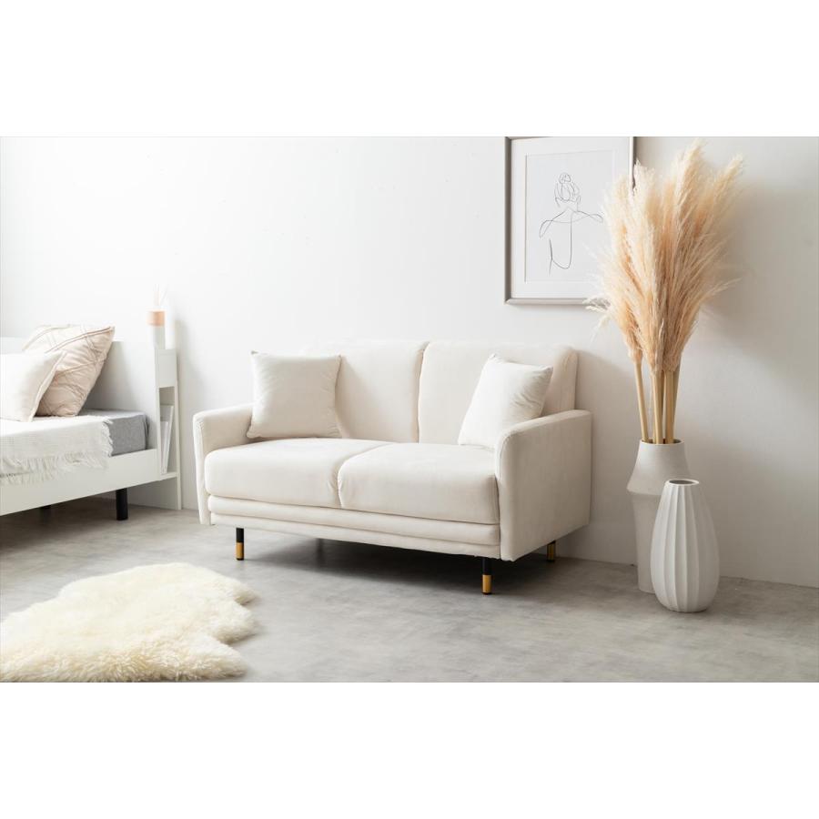 Ami 2人掛けコンパクトベロアソファ | メイツウEC