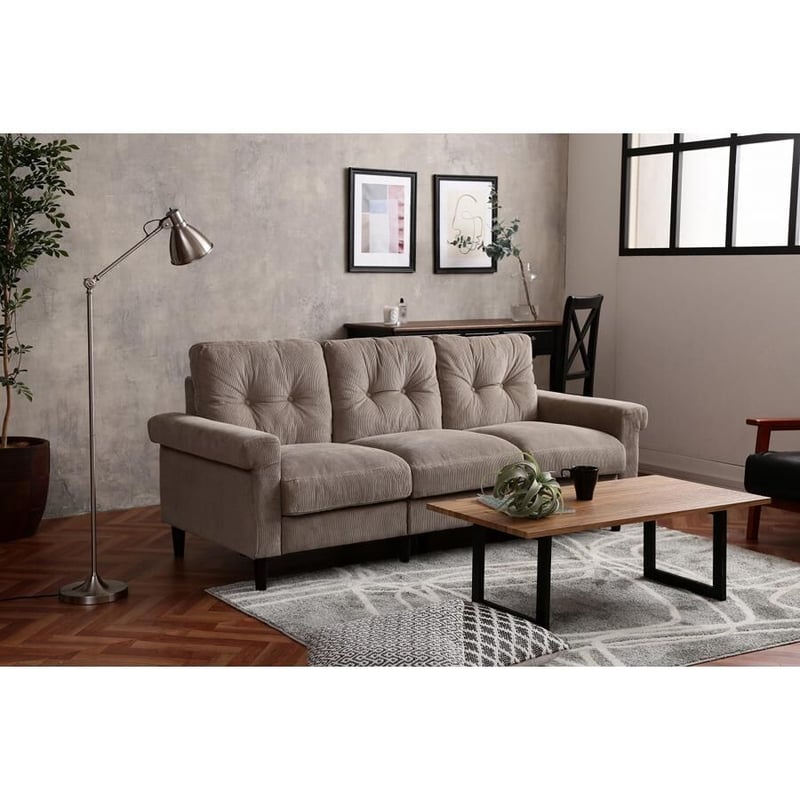 【新品・送料無料】【3人掛け】Jena 3人掛けコーデュロイソファ 楽天市場】【3人掛け】Jena 3人掛けコーデュロイソファ