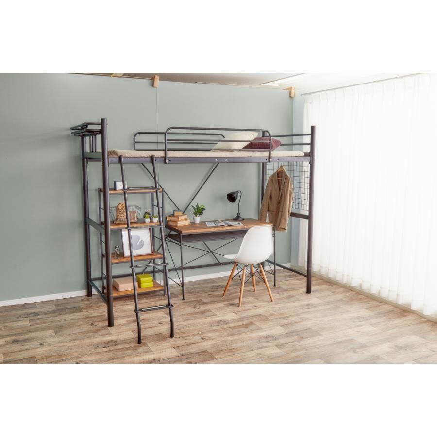 シングル】 Pionnier ロフトパイプベッド | メイツウEC