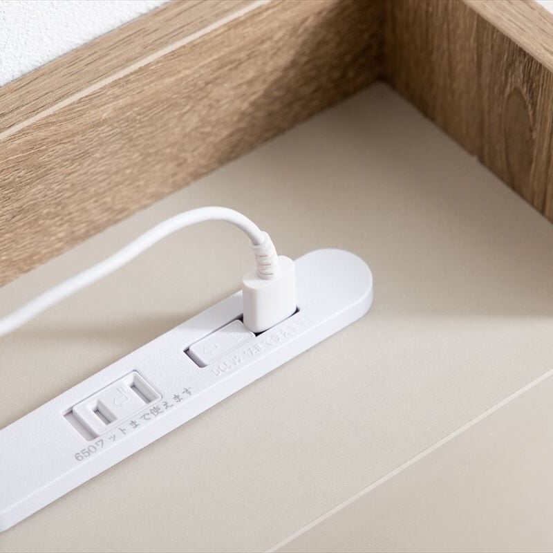 シングル】Erin 宮棚&コンセント付き引き出し収納ベッド ※フレームのみ