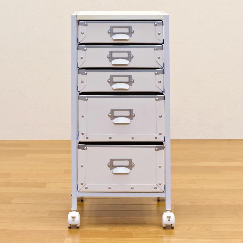 ☆定価28080円☆Popan　収納チェスト　5段　BK/BR/RD/WH Popan 収納チェスト 5段 BR/WH | メイツウEC