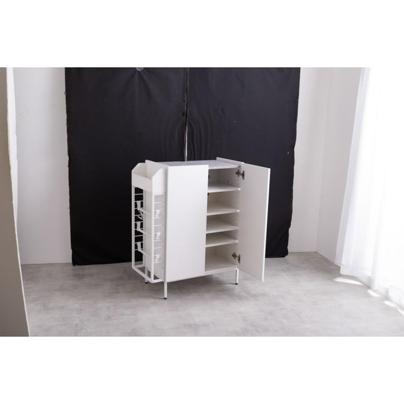 幅70cm】Xue ラック付きキャビネット | メイツウEC