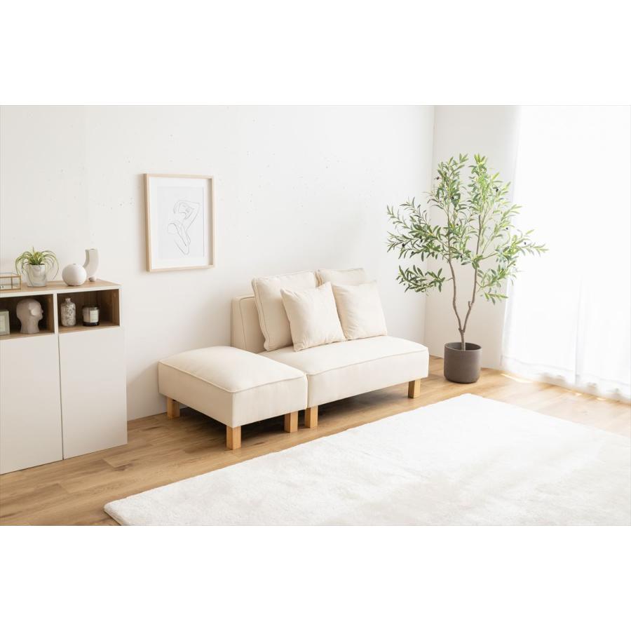 秋のスマイルフェア】【2点セット】Cindy 2人掛けカウチソファ