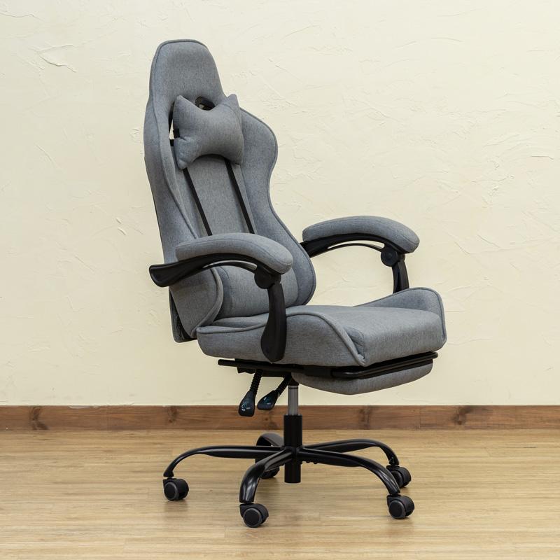 ファブリックゲーミングチェアBE/BL/DBR/GR送料込み