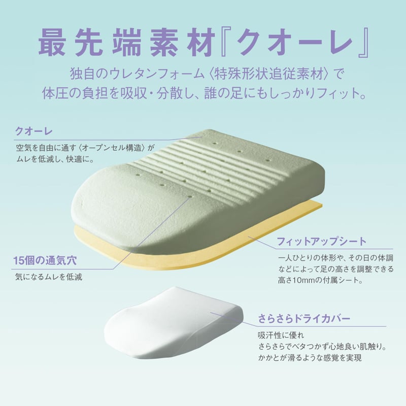 足枕 足の疲れ むくみ解消 改善 熟睡 快眠 エアロフロー エアロフロー足まくら – 枕と眠りのおやすみショップ！本店