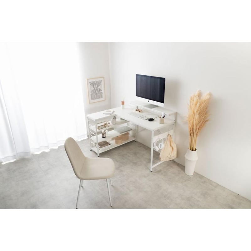 幅120cm】Lauren L字デスク | メイツウEC