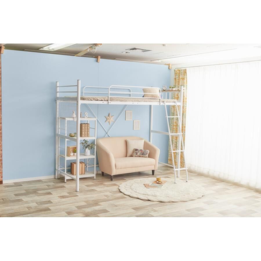 シングル】 Pionnier ロフトパイプベッド | メイツウEC