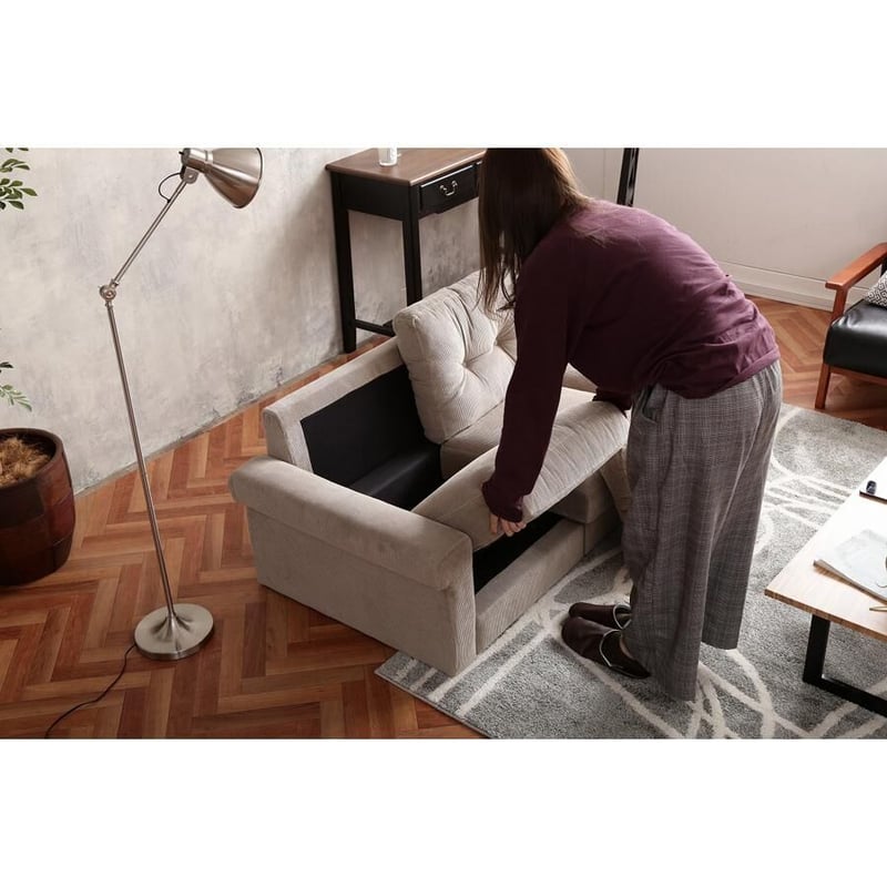 3人掛け】Jena 3人掛けコーデュロイソファ | メイツウEC