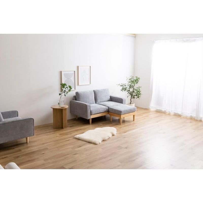 2点セット】Moss 2人掛けコーデュロイソファ1脚+オットマン1脚 2点セット】Moss 2人掛けコーデュロイソファ1脚+オットマン1脚